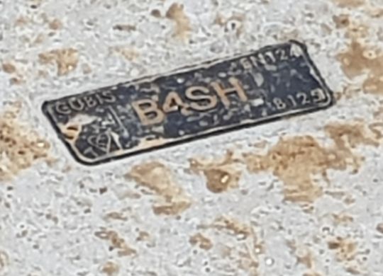 B4SH Network installation in Albury name plate